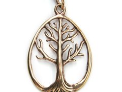 Pandantiv bronz Copacul Vietii 4 cm